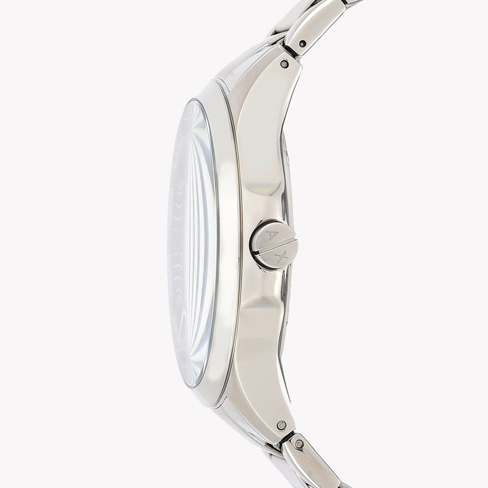 ARMANI EXCHANGE AX2103 - MODERN STYLE & FUNCTIONALITY MEN'S WATCH WITH SILVER STAINLESS STEEL BAND & BLACK DIAL-i-Watch-2