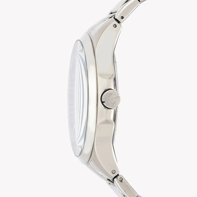 ARMANI EXCHANGE AX2103 - MODERN STYLE & FUNCTIONALITY MEN'S WATCH WITH SILVER STAINLESS STEEL BAND & BLACK DIAL-i-Watch-2
