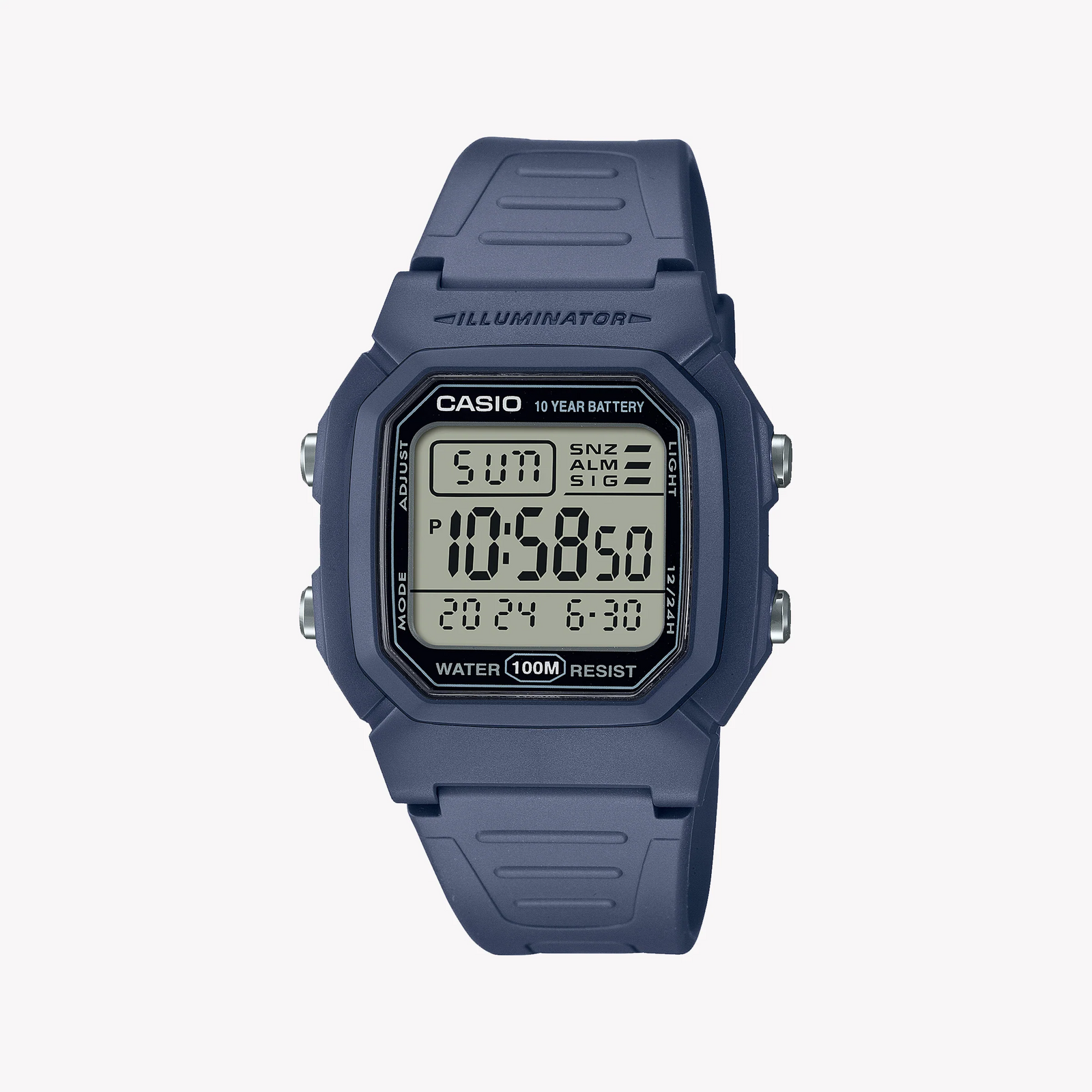 Casio Men's Blue Resin Watch, Sporty Design | W-800h-2avdf by i-watch