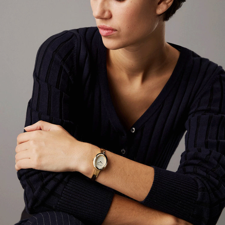 CK CALVIN KLEIN RADIANT GOLD WOMEN'S WATCH - EXQUISITE MODERN FEMININITY-i-Watch-4