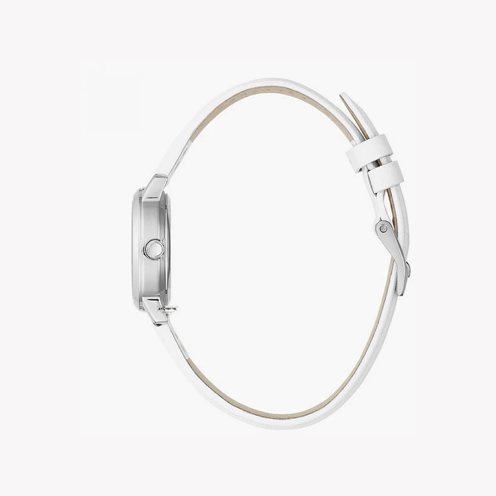 GUESS GW0246L1 - CHIC ELEGANCE: Women's Silver & White Leather Watch for the Modern Style Icon-i-Watch-2