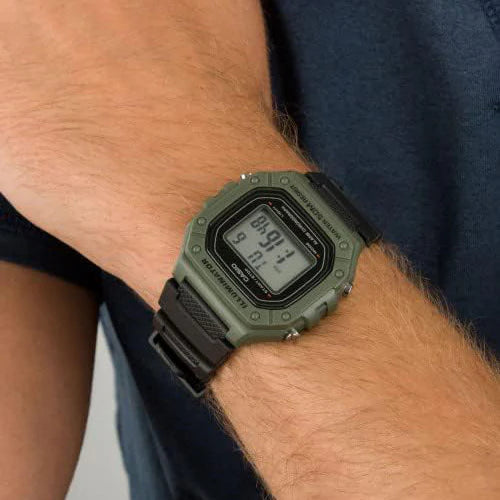 CASIO W-218H-3AVDF MEN'S MULTIFUNCTIONAL RESILIENT TIMEPIECE - ELEGANT ADVENTURER'S COMPANION-i-Watch-4