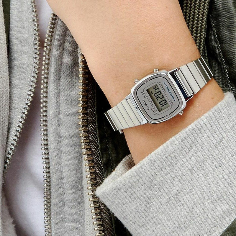 Timeless Elegance Unisex Resin & Silver Watch | La-670wea-7ef by i-watch