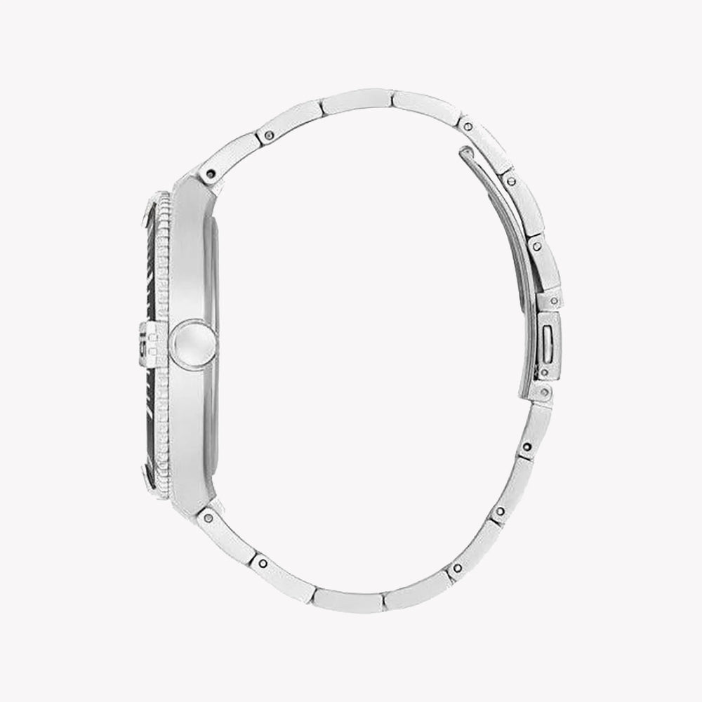 Guess Watches Men's Silver Stainless Steel, Black Dial | Gw0330g1 by i-watch