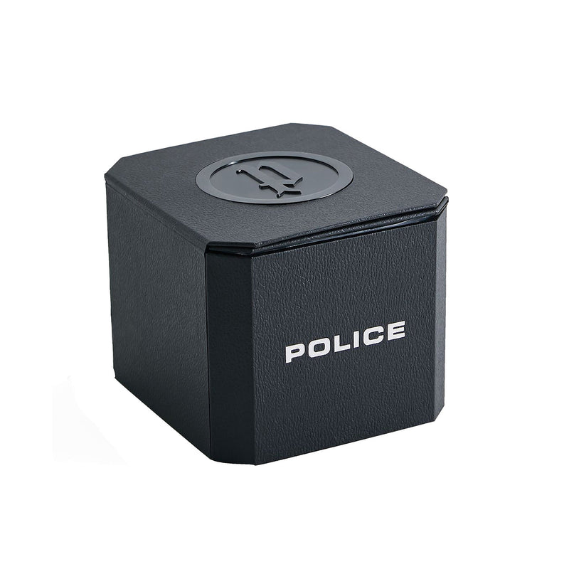 Police Men's Timepiece - Stunning Blue Leather & Rose Gold Dial Wristwatch by i-watch