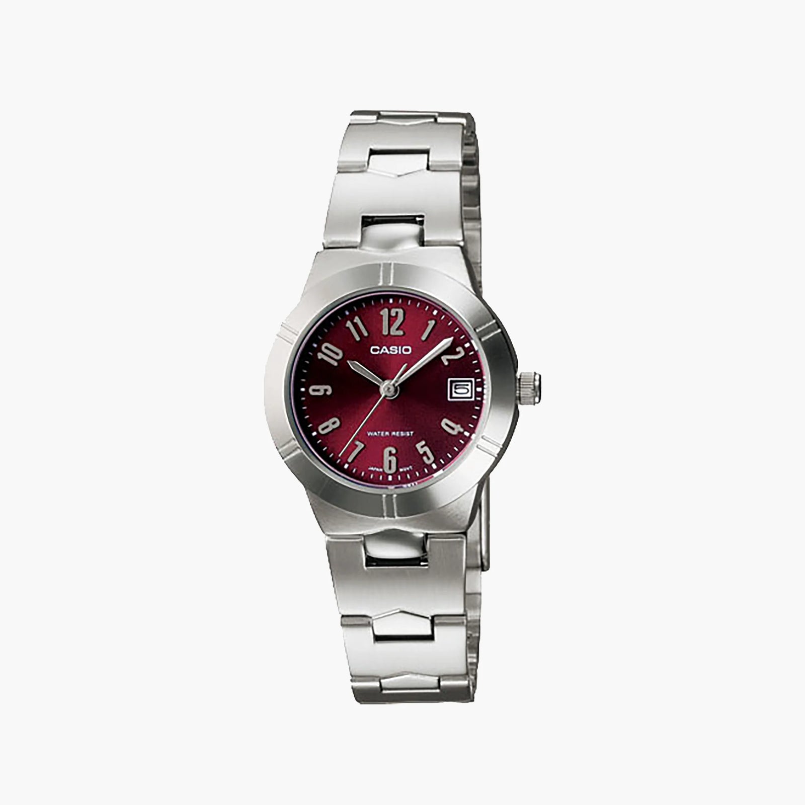 Casio Enticer Lady Watch - Stylish Red Dial, SKU: [YourSKU]-i-Watch