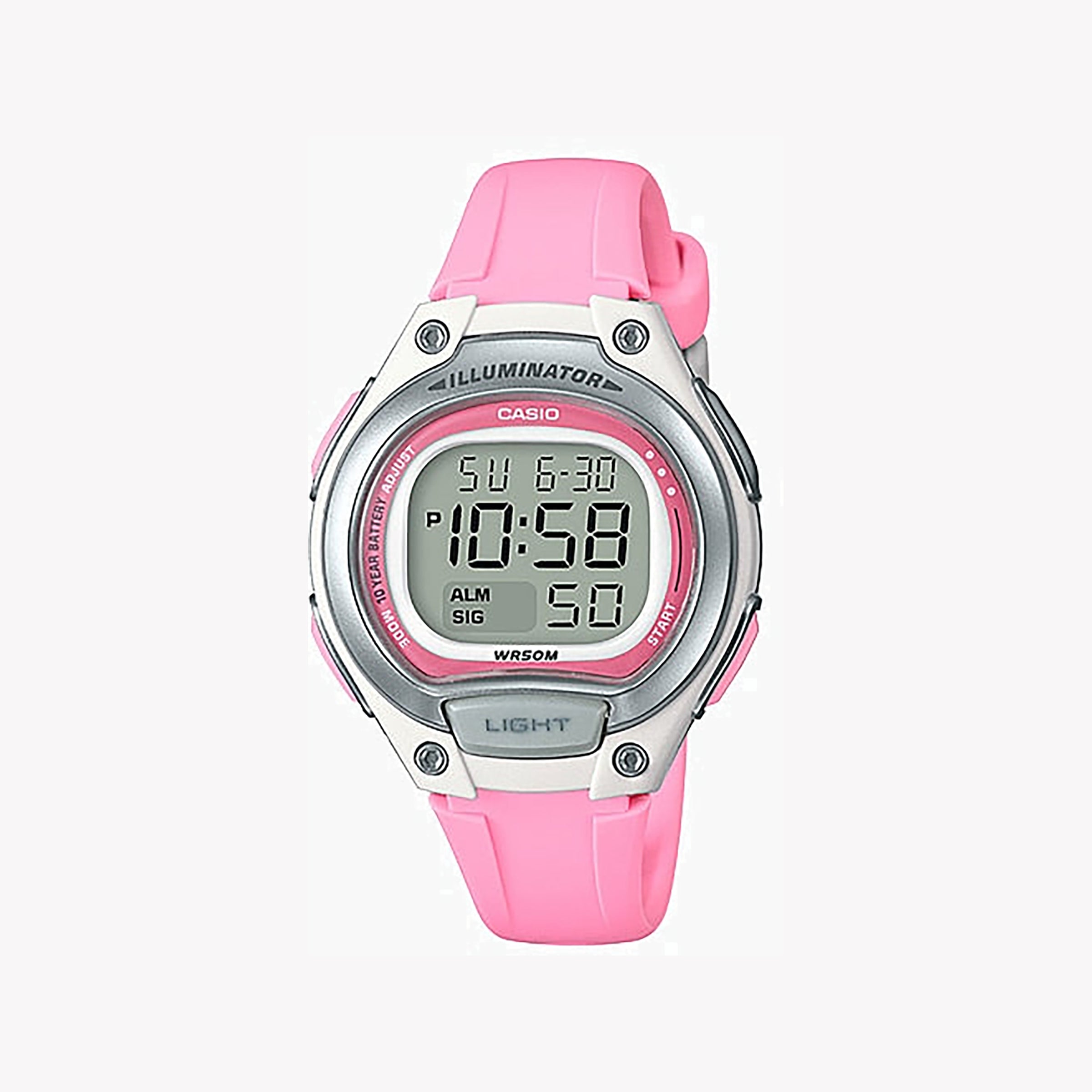 CASIO LW-203-4AVDF PINK SPORTY ELEGANCE - VIBRANT WOMEN'S TIMEPIECE FOR ACTIVE LIFESTYLES