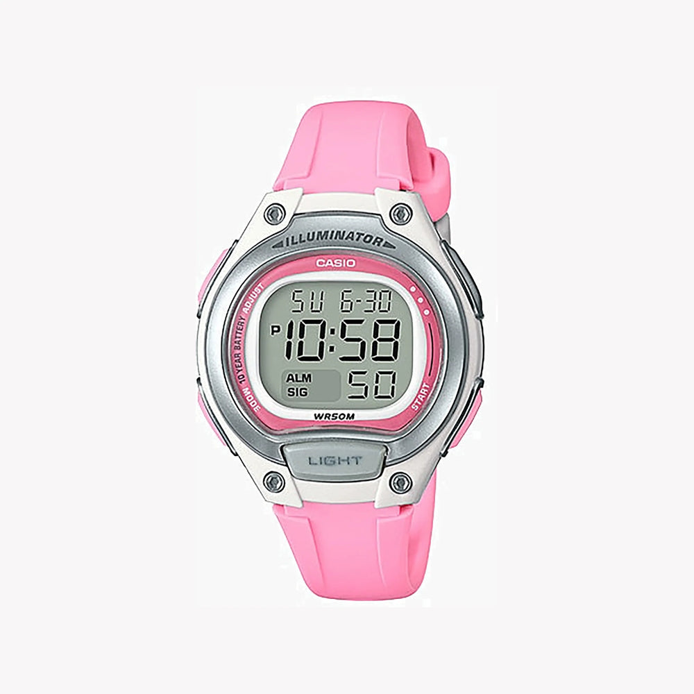 Casio Lw-203-4avdf Pink Sporty Elegance - Vibrant Women's Timepiece For Active Lifestyles by i-watch