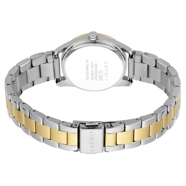 Esprit Women's Silver & Gold Stainless Steel Watch, Silver Dial | Es1l123m0045 by i-watch