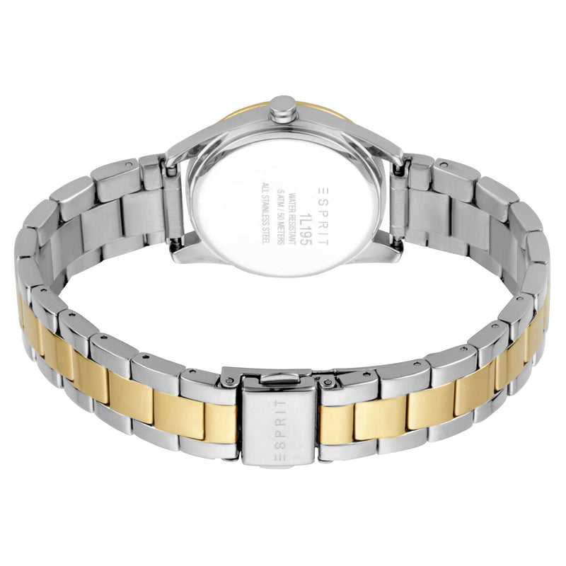 Esprit Women's Silver & Gold Stainless Steel Watch, Silver Dial | Es1l123m0045 by i-watch