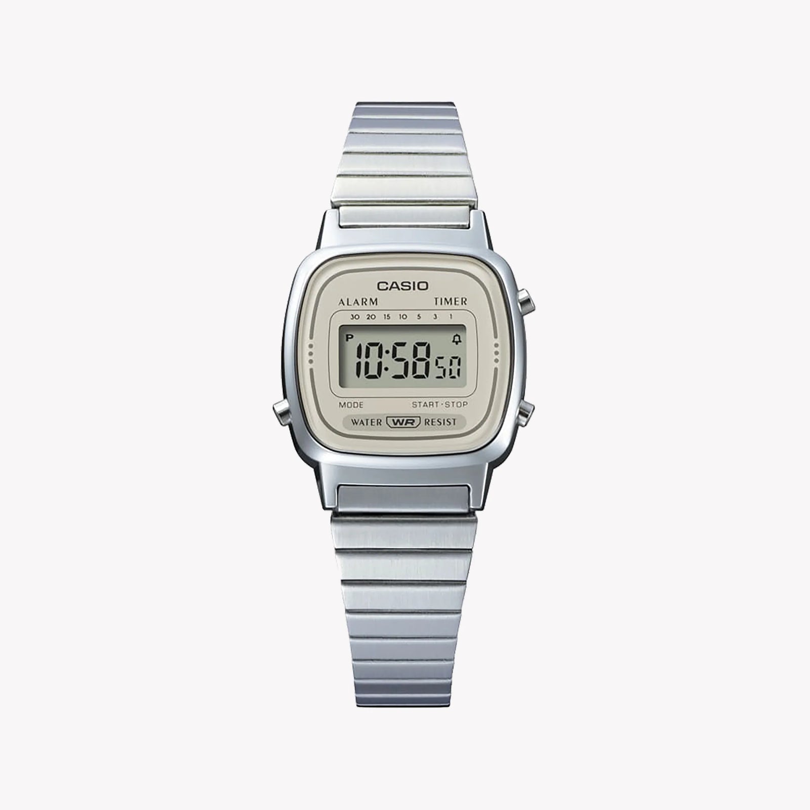 Casio Women's Silver Watch, Digital Dial | La670wea-8aef by i-watch