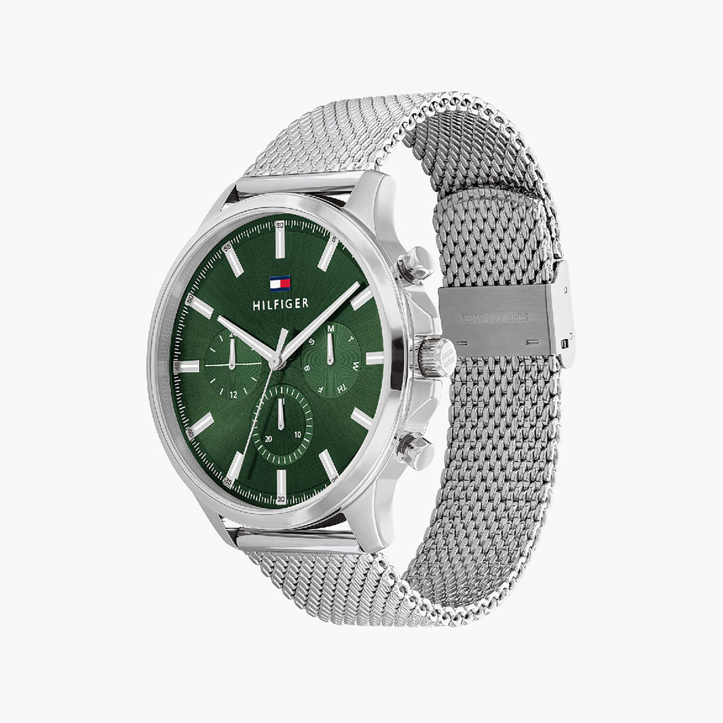 TOMMY HILFIGER 1683474 - STRIKING GREEN INDULGENCE: MEN'S STAINLESS STEEL TIMEPIECE-i-Watch-2