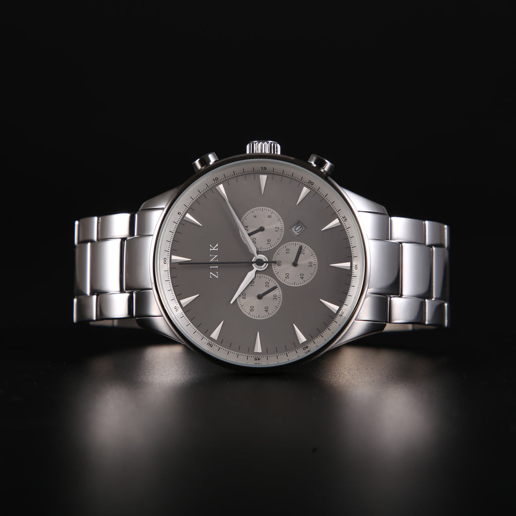 Zink Men's Stainless Steel Silver Watch | Zk127g2ss-36