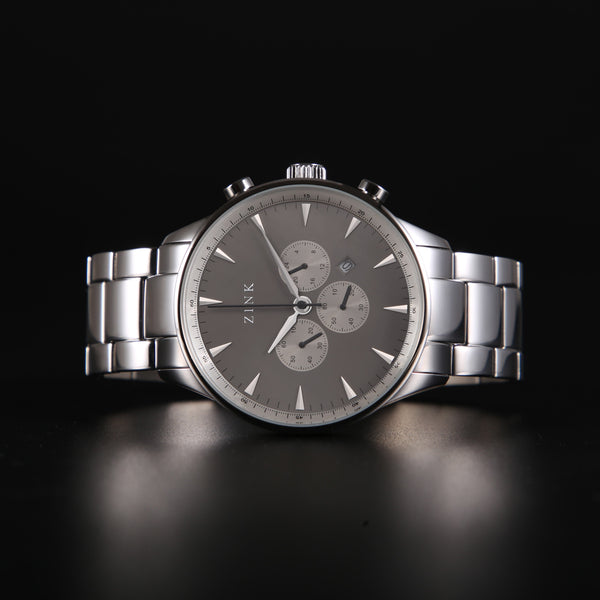 Zink Men's Stainless Steel Silver Watch | Zk127g2ss-36
