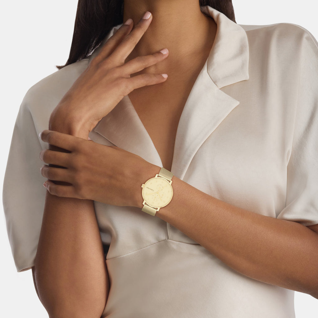 CK CALVIN KLEIN GOLD RADIANCE - SOPHISTICATED WOMEN'S TIMEPIECE-i-Watch-4