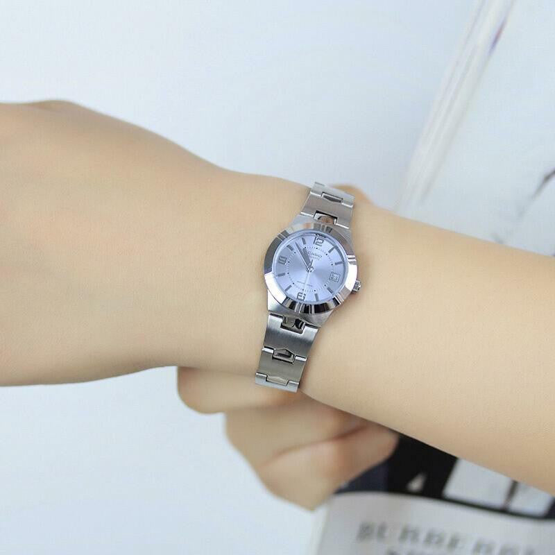 CASIO LTP-1241D-2ADF TIMELESS ELEGANCE - CLASSIC SILVER STAINLESS STEEL LADIES' WATCH-i-Watch-3