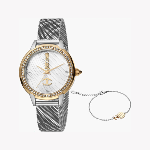 Just Cavalli Women's Silver Watch, Silver Dial | Jc1l146m0085 by i-watch