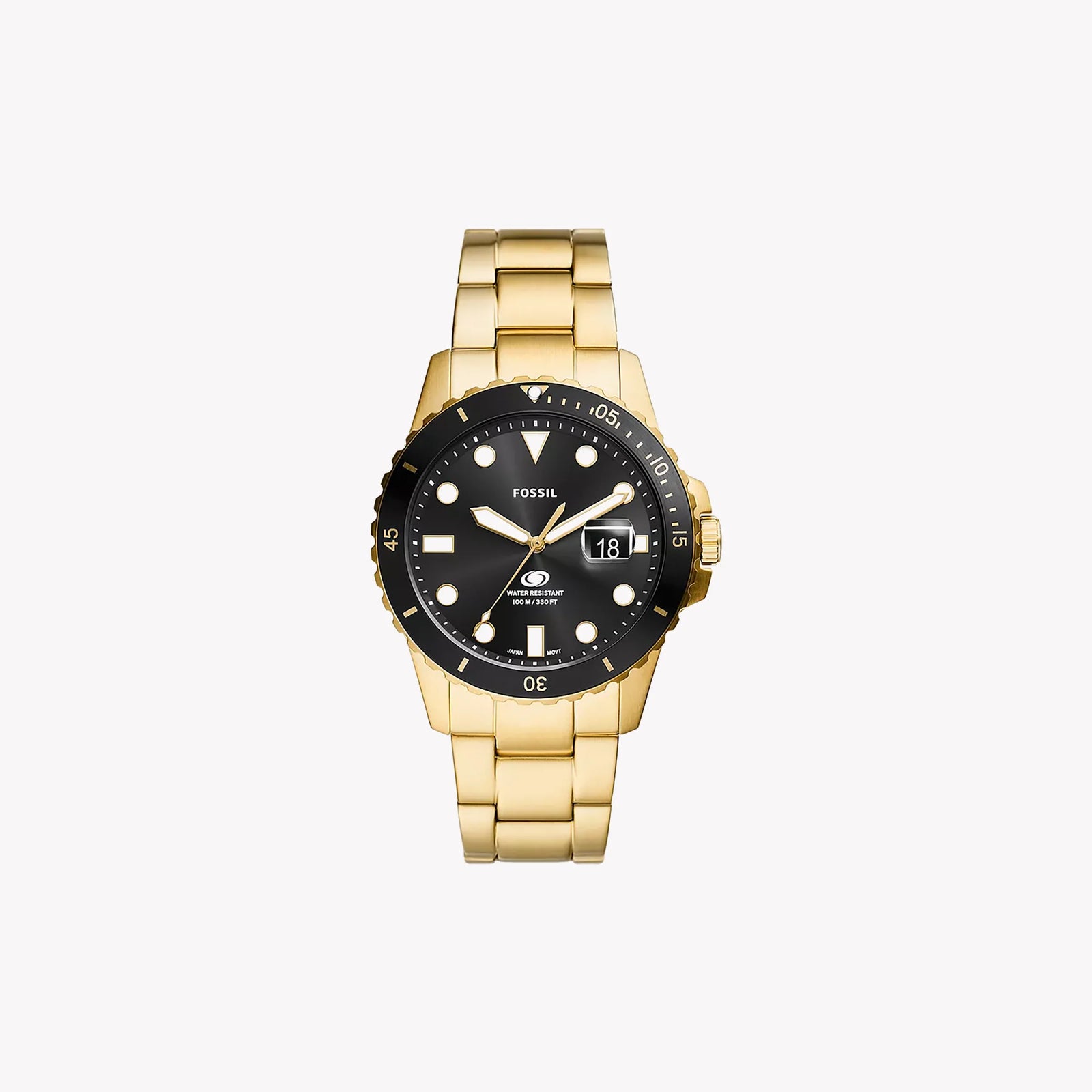 Fossil Men's Gold Stainless Steel Watch, Black Dial | Fs6035 by i-watch