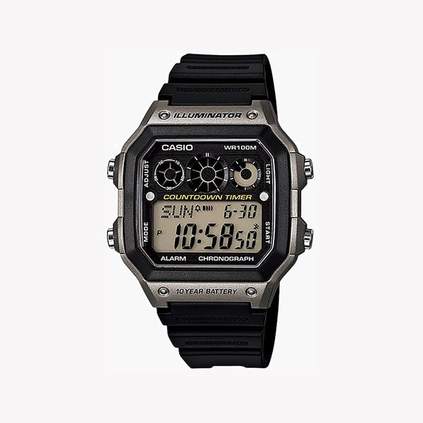Casio Ae-1300wh-8avdf - Black Resin Sporty Timepiece For Men - Adventure Ready & Stylish by i-watch