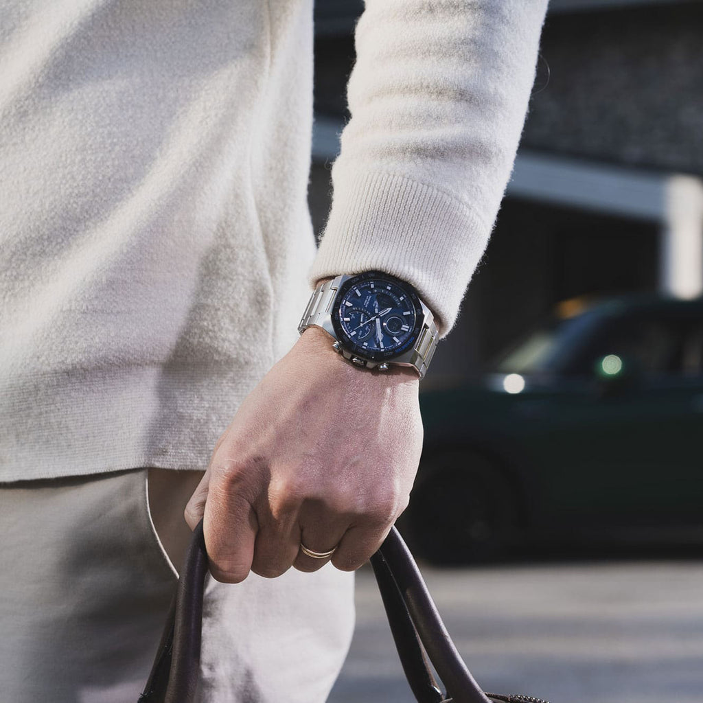 CASIO ECB-950DB-2AEF - TIMELESS ELEGANCE MEN'S SOLAR WATCH WITH STAINLESS STEEL BRACELET-i-Watch-5