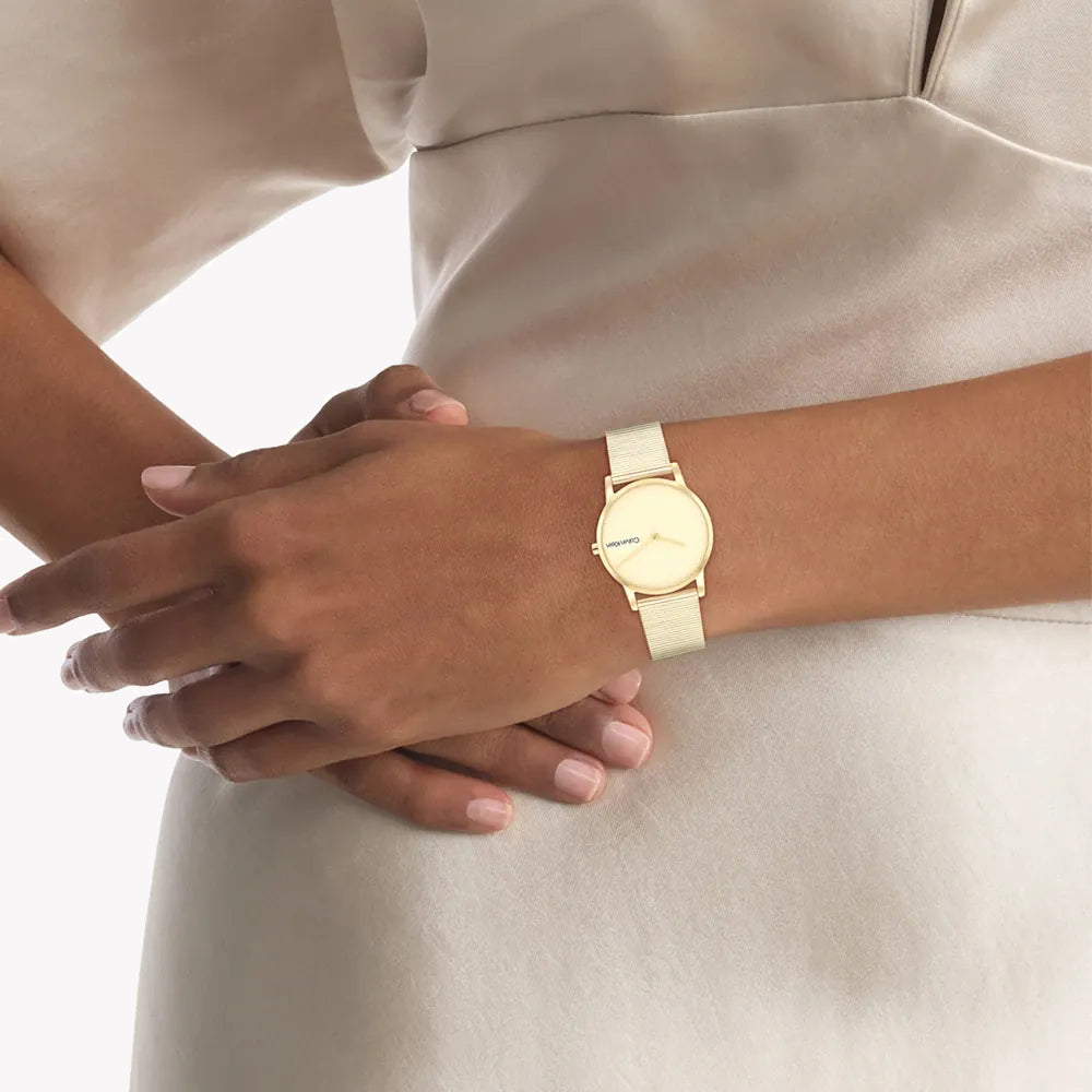 CK CALVIN KLEIN GOLD CHARM - MODERN SOPHISTICATION WOMEN'S WATCH WITH STAINLESS STEEL BAND-i-Watch-4