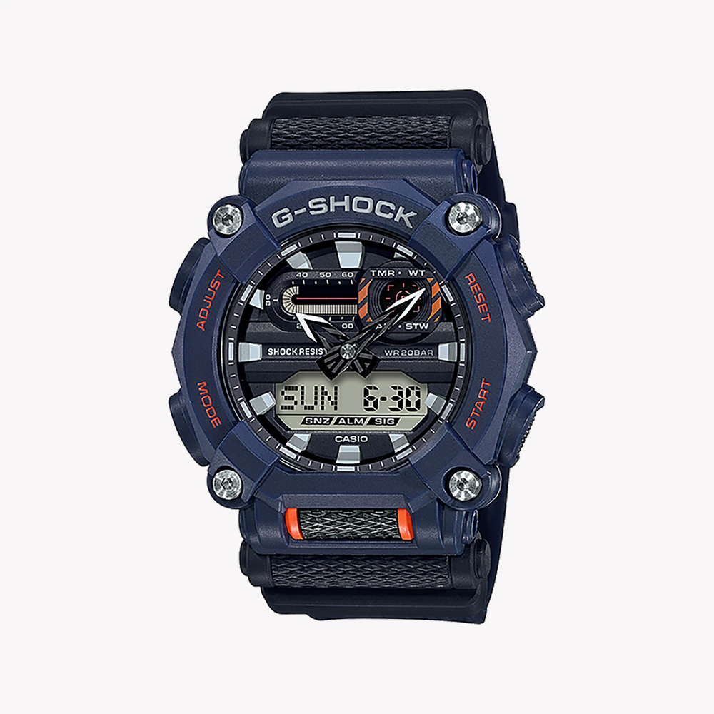 G-Shock Men's Blue & Black Resin Watch, 200m Water Resistant | Ga-900-2adr by i-watch