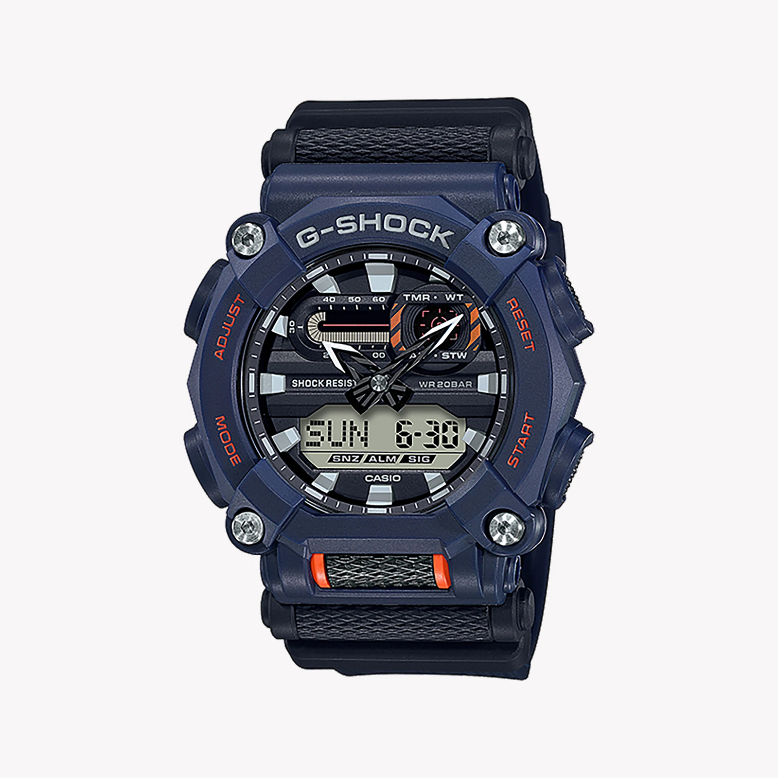 G-Shock Men's Blue & Black Resin Watch, 200m Water Resistant | Ga-900-2adr by i-watch