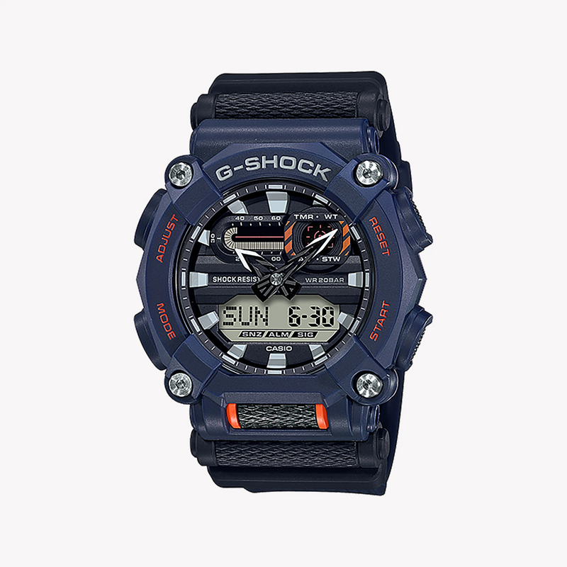 G-Shock Men's Blue & Black Resin Watch, 200m Water Resistant | Ga-900-2adr by i-watch