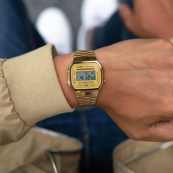 Casio Unisex Resin/Metal Watch, Gold | A168wg-9ef by i-watch