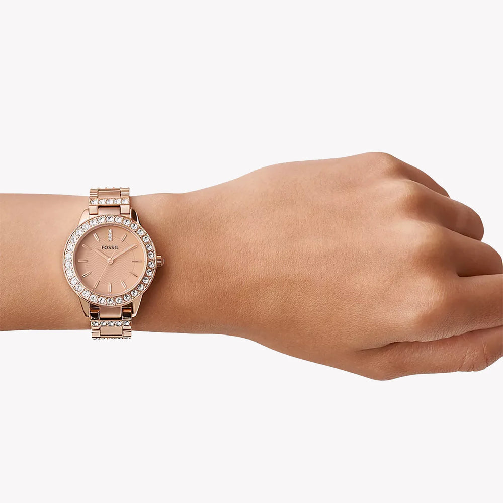 Fossil Women's Rose Gold Watch, Stainless Steel | Es3020 by i-watch