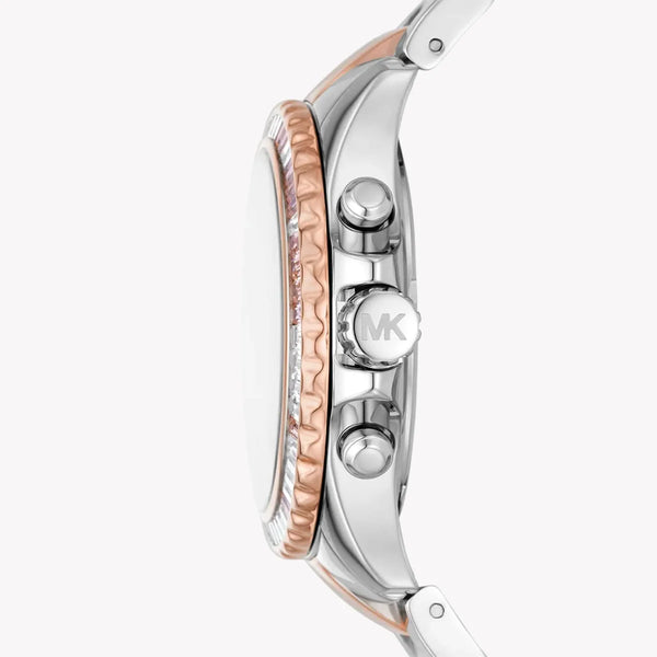 Michael Kors Women's Silver-Rose Gold Watch, White Dial | Mk7214 by i-watch