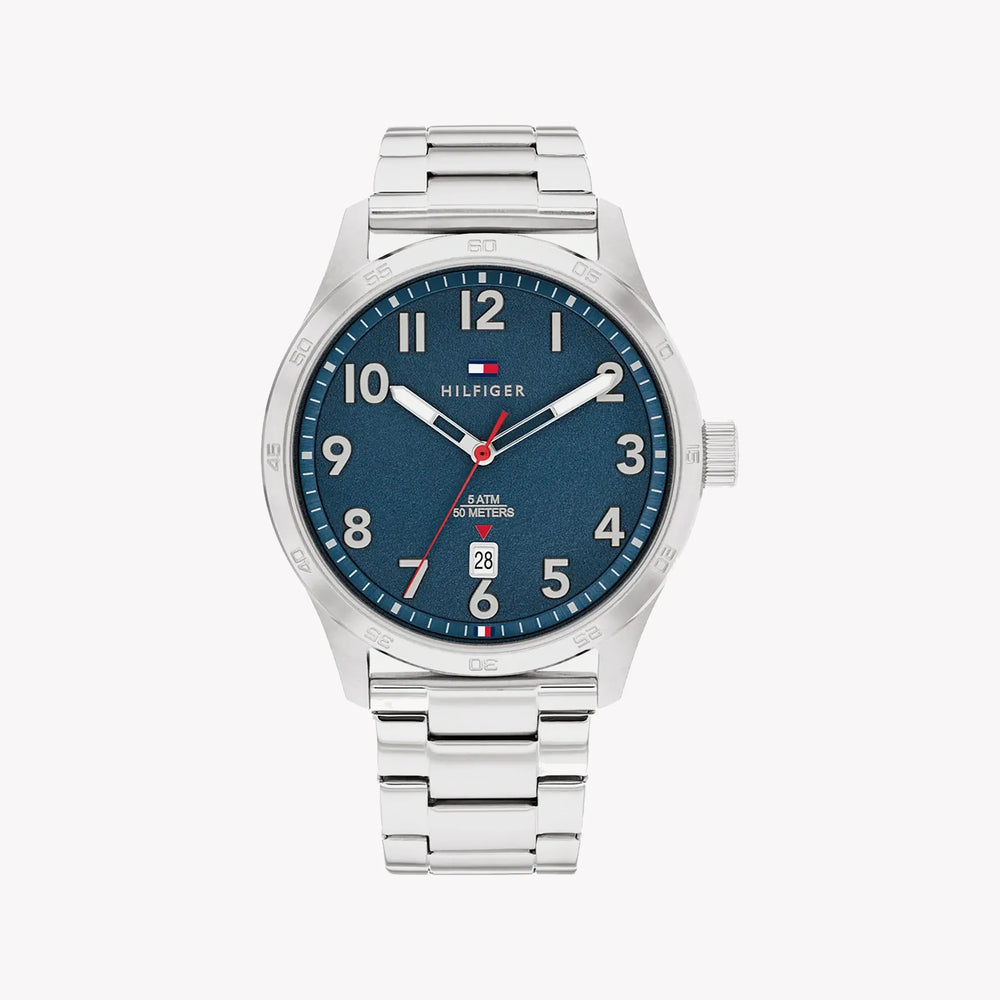 Tommy Hilfiger Men's Stainless Steel Watch, Blue Dial | 1687495 by i-watch
