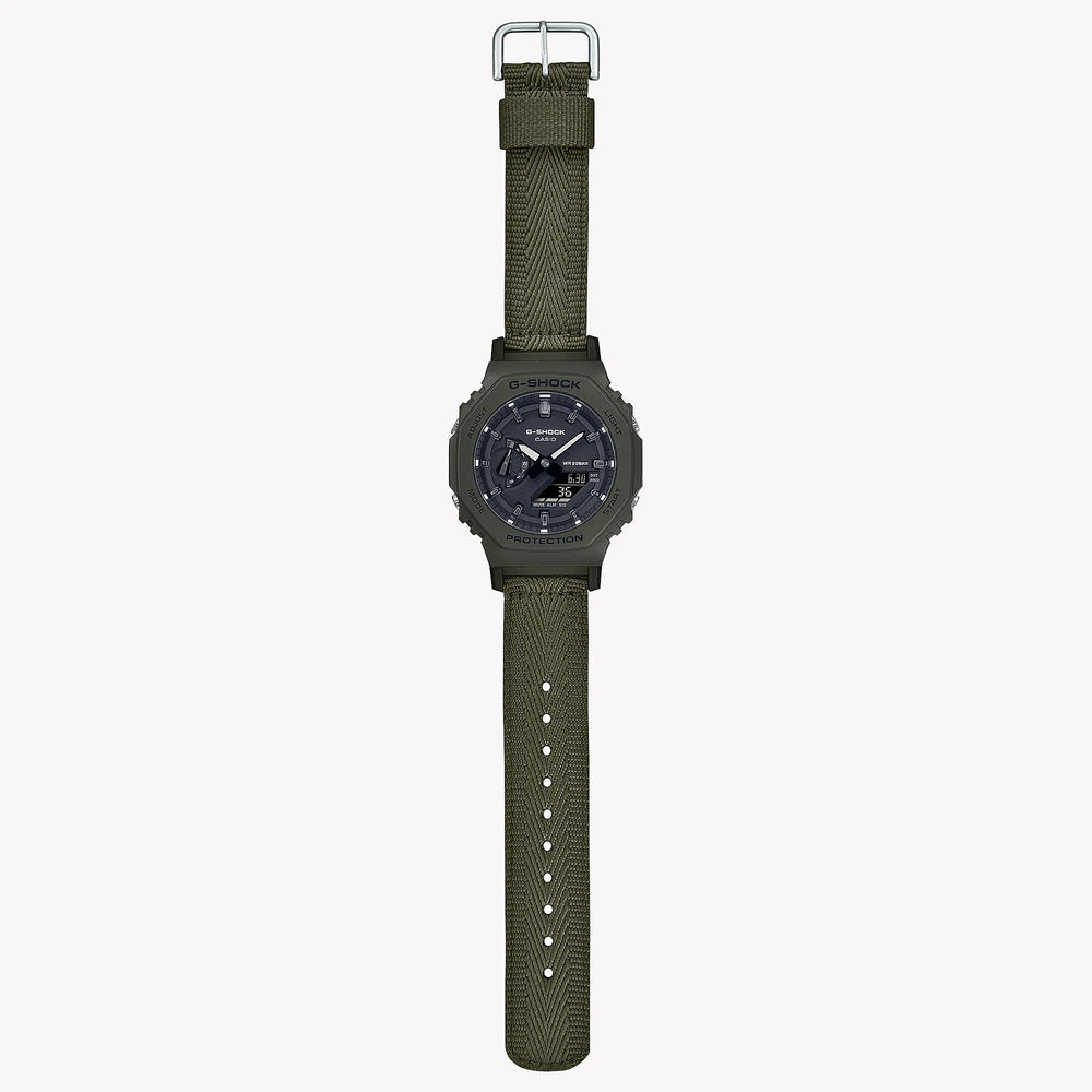 Casio G-Shock Gae-2100gc-7adr - Adventure Awaits Men's Watch With White Resin Band & Digital Dial by i-watch