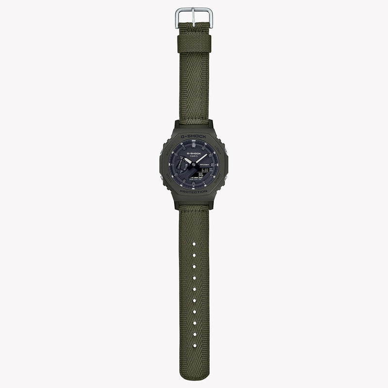Casio G-Shock Gae-2100gc-7adr - Adventure Awaits Men's Watch With White Resin Band & Digital Dial by i-watch