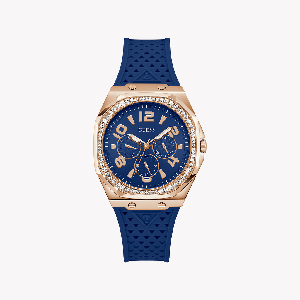 GUESS GW0694L4 RADIANT STYLE - BOLD BLUE & ROSE GOLD WOMEN'S WATCH