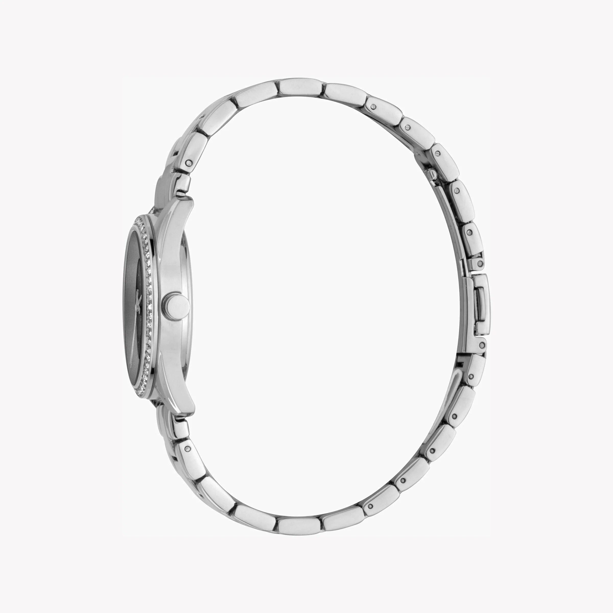 ESPRIT Women's Watch with Silver Stainless Steel Case and Silver Stainless Steel Band