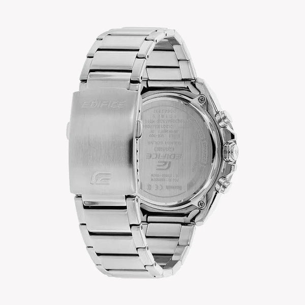 Casio Edifice Ecb-900db-1cdr - Sporty Elegance With Bluetooth Connectivity Men's Watch In Silver Stainless Steel by i-watch