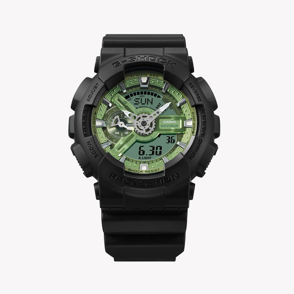 G-Shock Men's Black Resin Watch, Digital Dial | Ga-110cd-1a3dr by i-watch