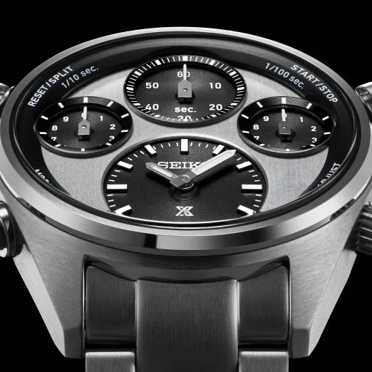 Seiko Men's Silver Stainless Steel, Multicolor Dial | Sfj001p1