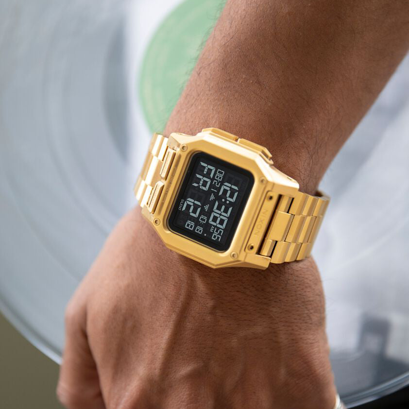 NIXON A1268-502 GOLD BOLD - LUXURY MEN'S WATCH WITH BLACK DIAL & WATER RESISTANCE-i-Watch-5