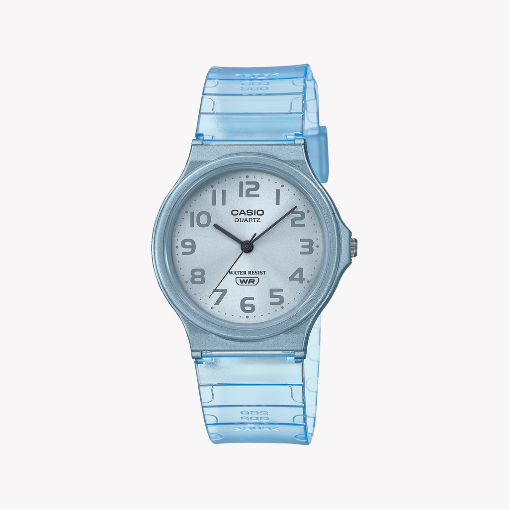 CASIO MQ-24S-2BDF STUNNING BLUE RESIN - ELEGANT SPORTY TIMEPIECE FOR WOMEN