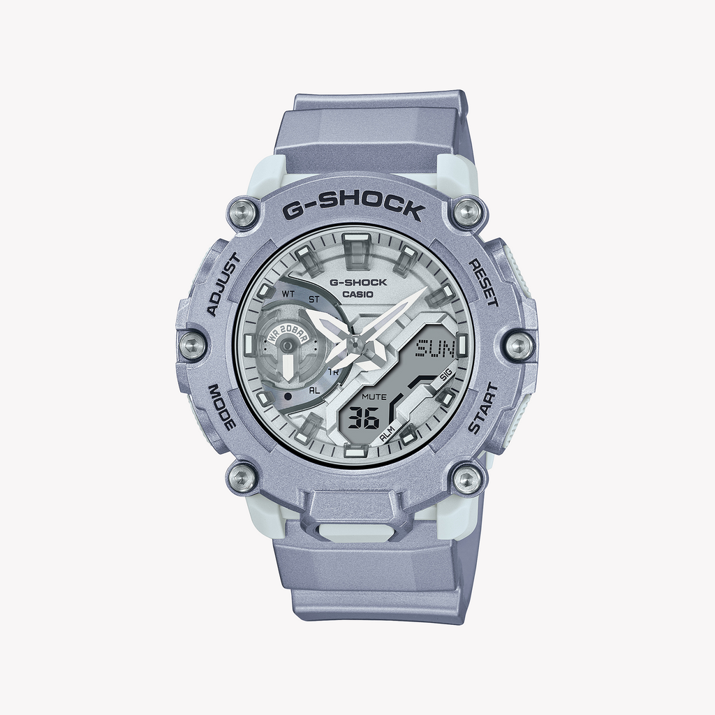 CASIO G-SHOCK GA-2200FF-8ADR DYNAMIC DESIGN - RUGGED STYLE UNLEASHED Men's Watch in Gray Resin