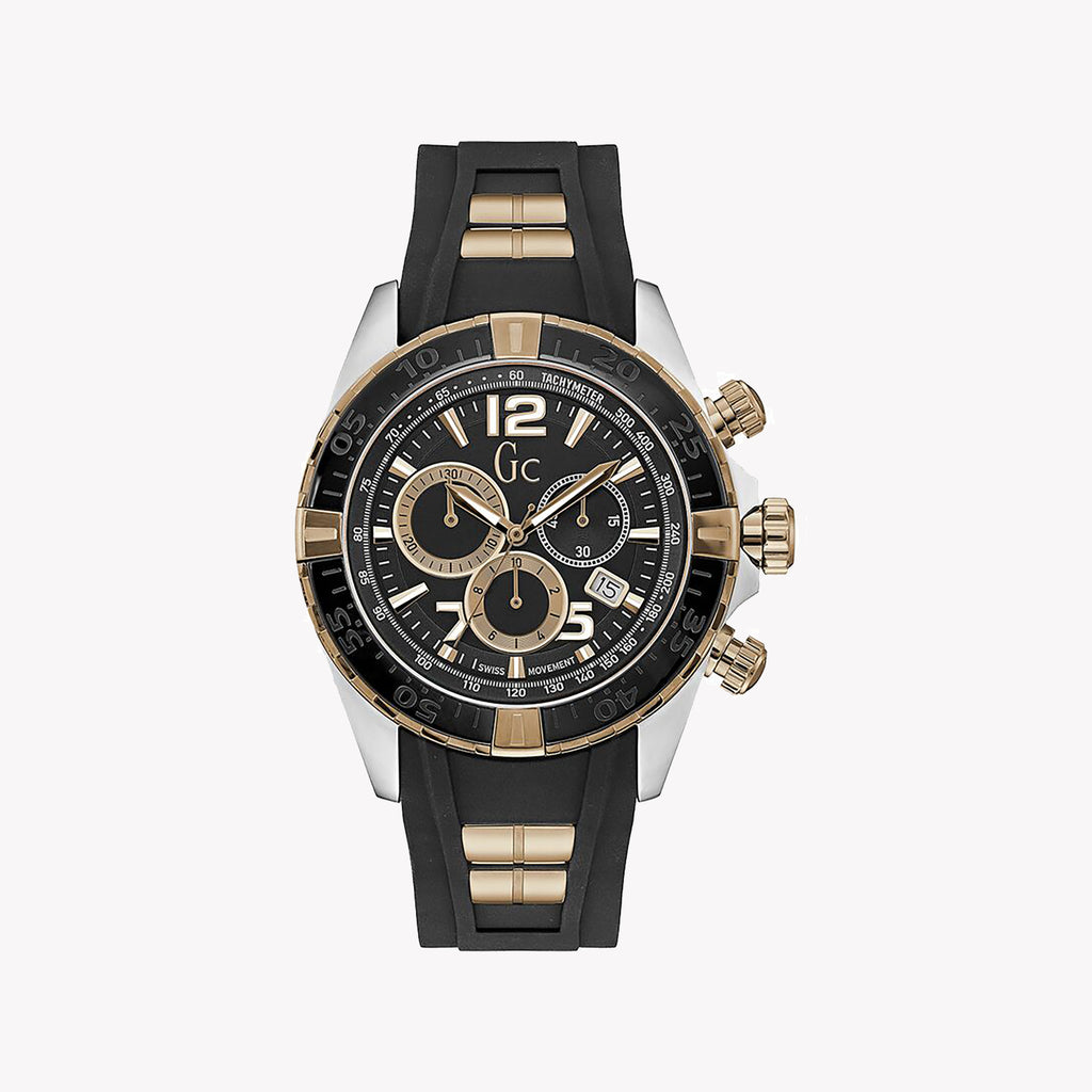 GUESS COLLECTION Y02011G2 MEN'S TIMEPIECE - MODERN SOPHISTICATION WITH RUGGED STYLE