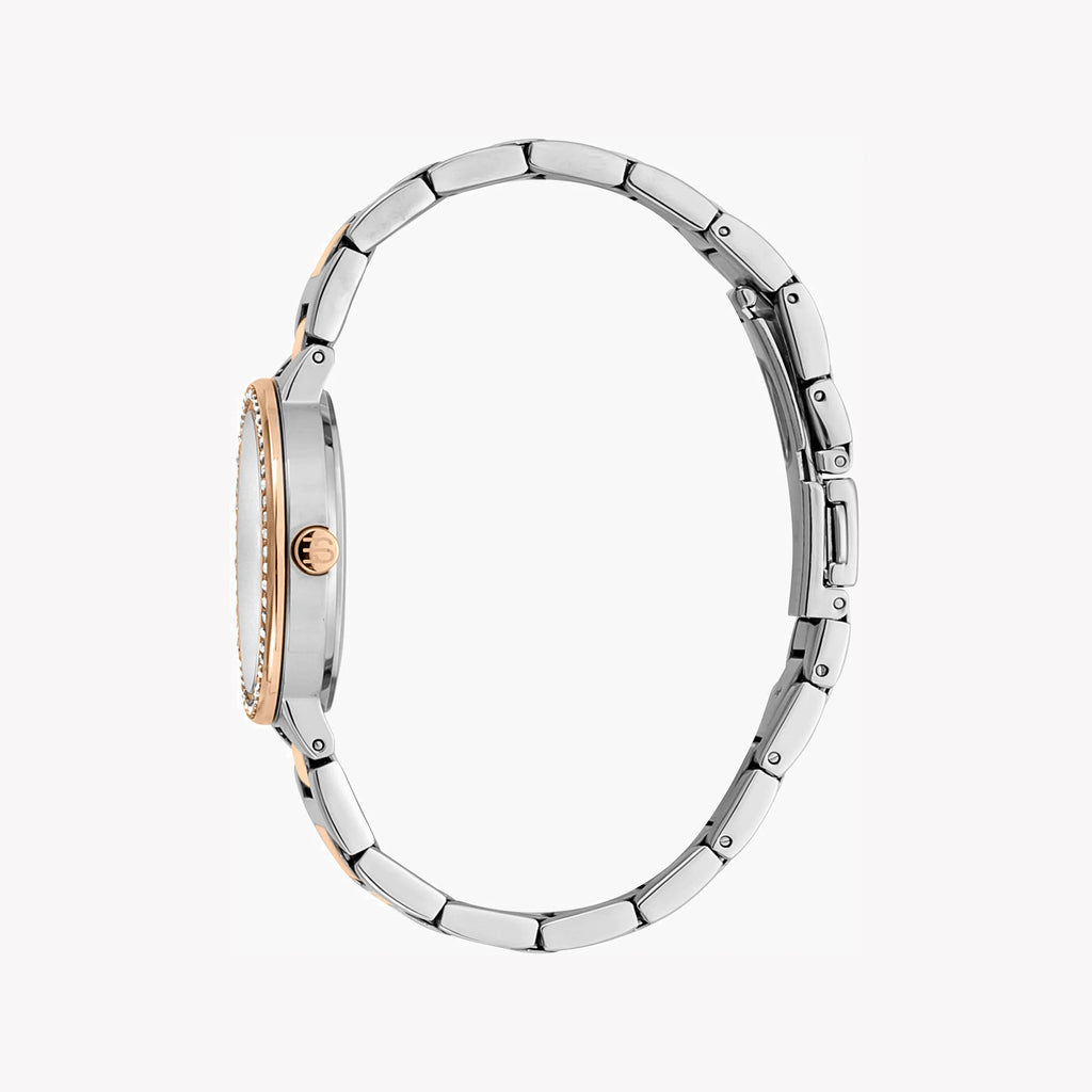 ESPRIT Women's Watch with Silver Stainless Steel Case and Silver & Rose Gold Stainless Steel Band-i-Watch-3