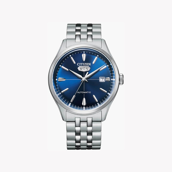 Citizen Nh8390-71l - Elegant Automatic Timepiece With Blue Dial & Stainless Steel Band by i-watch