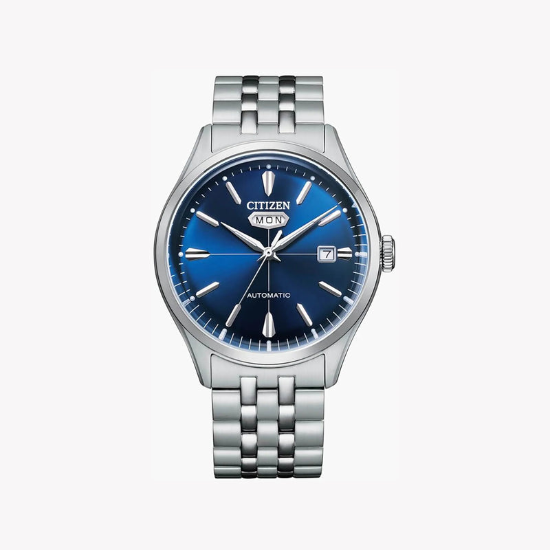 Citizen Nh8390-71l - Elegant Automatic Timepiece With Blue Dial & Stainless Steel Band by i-watch