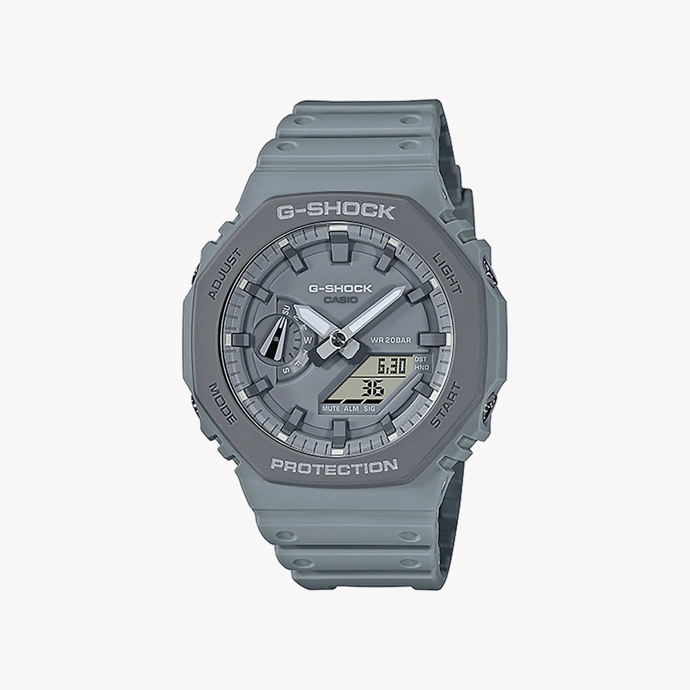 Casio Men's Carbon & Resin, Black/Gray | Ga-2110et-8aer by i-watch