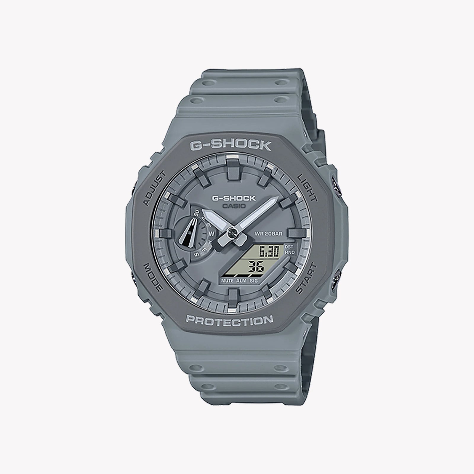 Casio Men's Carbon & Resin, Black/Gray | Ga-2110et-8aer by i-watch