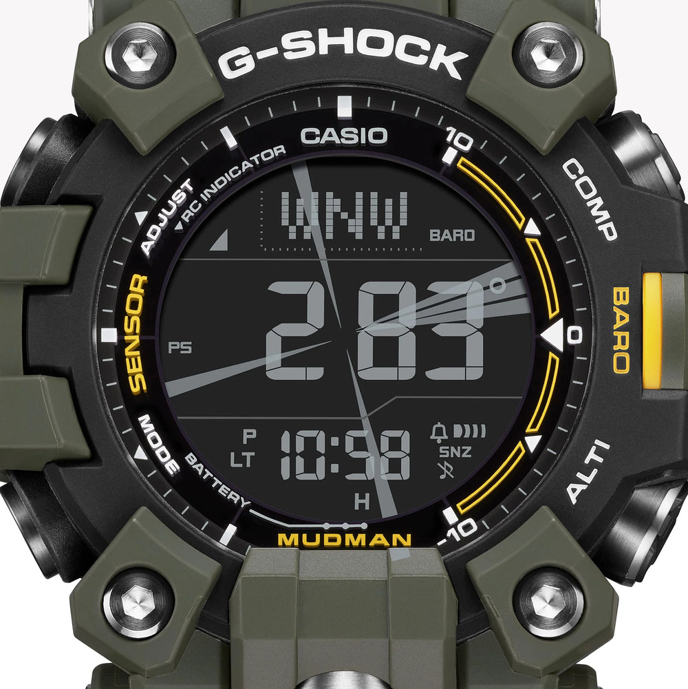 Casio Men's Green Resin Watch, Digital Display | Gw-9500-3er by i-watch