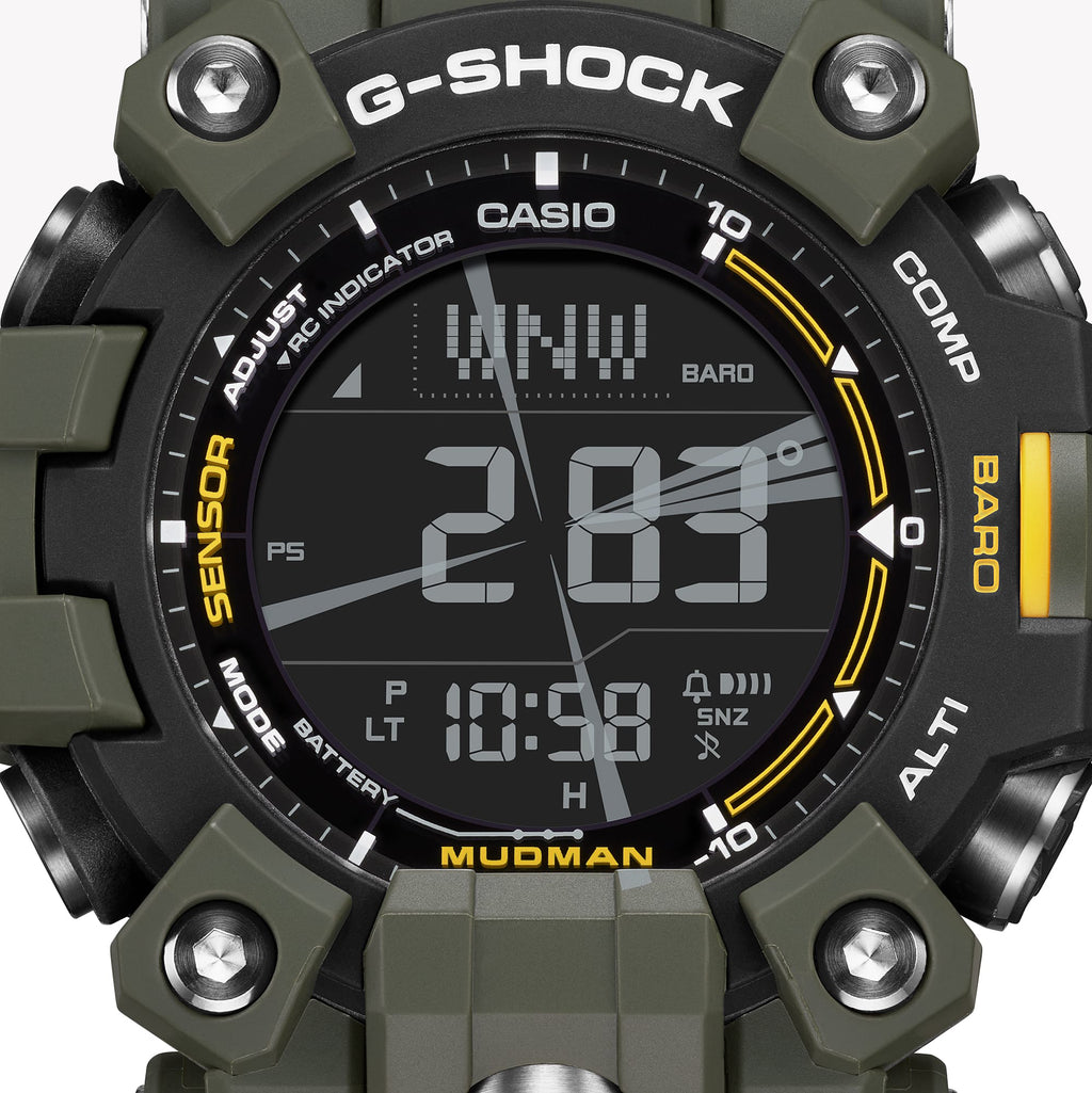 Casio Men's Green Resin Watch, Digital Display | Gw-9500-3er